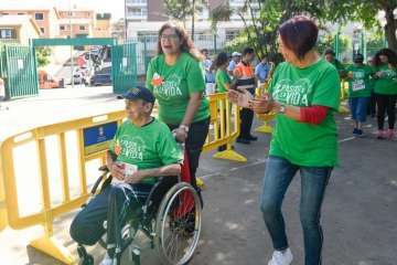  Unos 160 mayores de Telde dan un ejemplo de motivación en II carrera Pasos por la vida (Foto TA)
